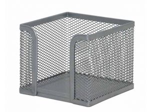 POJEMNIK NA KARTECZKI Q-CONNECT SREBRNY DRUCIANY