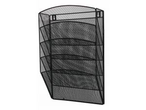 POJEMNIK NAŚCIENNY Q-CONNECT A4 CZARNY 5 PÓŁEK DRUCIANY