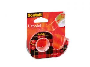 TAŚMA KLEJĄCA SCOTCH 600 CRYSTAL 19X7,5 + PODAJNIK 6-1975