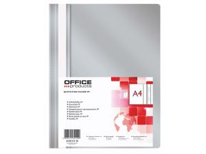 SKOROSZYT PLASTIKOWY OFFICE PRODUCTS A4 SZARY