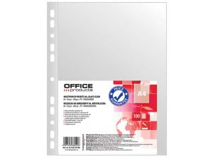 KOSZULKA KRYSTALICZNA OFFICE PRODUCTS A4 30 MIC. 100 SZT.