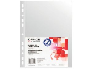 KOSZULKA GROSZKOWA OFFICE PRODUCTS A4 30 MIC. 100 SZT.