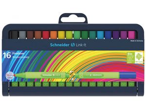 CIENKOPIS SCHNEIDER LINK-IT 0,4MM STOJAK - PODSTAWKA 16SZT. MIX KOLORÓW