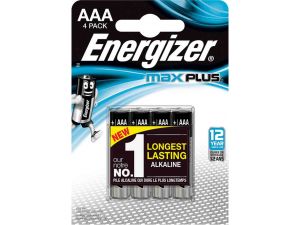 BATERIA ENERGIZER MAX PLUS AAA LR03 1,5V 4SZT.