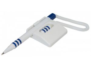 DŁUGOPIS OFFICE PRODUCTS NA SPRĘŻYNCE LEŻĄCY SAMOPRZYLEPNY BIAŁO-NIEBIESKI