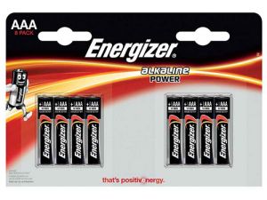 BATERIA ENERGIZER ALKALINE POWER AAA LR03 8 SZT.