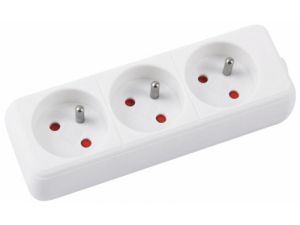 PRZEDŁUŻACZ OFFICE PRODUCTS 3 GNIAZDA 5M Z UZIEMIENIEM BIAŁY