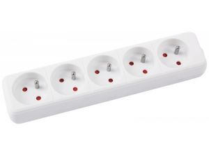 PRZEDŁUŻACZ OFFICE PRODUCTS 5 GNIAZD 1,5M Z UZIEMIENIEM BIAŁY