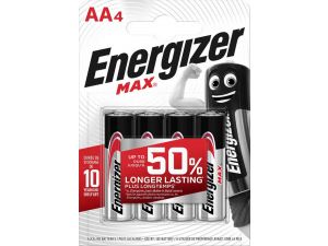 BATERIA ENERGIZER MAX AA LR06 1,5V 4SZT. E91