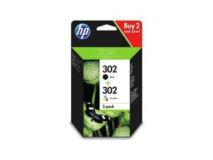 HP Tusz  X4D37A Nr302 Black + Color HP302