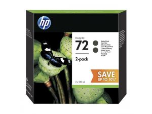 HP Tusz Nr72 P2V33A Matt Black Dual 2*C9403AE