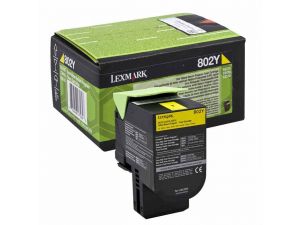 LEXMARK Toner 80C20Y0 Yellow 1K