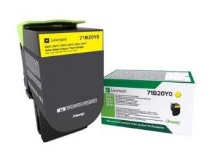 LEXMARK Toner 71B20Y0 Yellow 2,3K