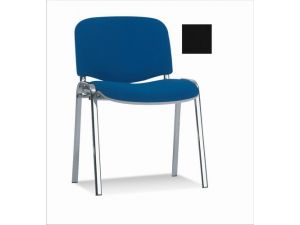 KRZESŁO STACJONARNE ISO CHROME C-11 CZARNE