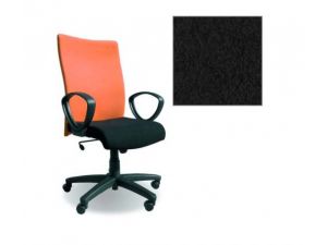 KRZESŁO OBROTOWE LEON GTP2 WELUR M43/M43 SIEDZISKO-CZARNE, OPARCIE-CZARNE