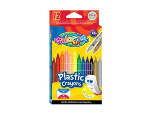 KREDKI COLORINO 12KOL. PLASTIKOWE WYMAZYWALNE