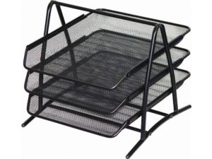 SZUFLADA LEVIATAN 3 SZUFLADKI CZARNA METALOWA 7610