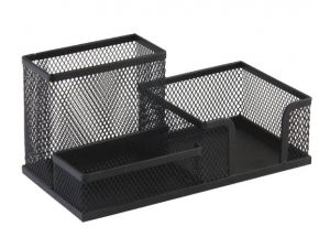 PRZYBORNIK NA BIURKO LEVIATAN CZARNY METALOWY 9150