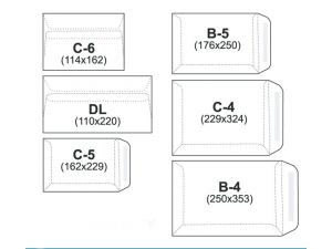 KOPERTA C-5 SK NC BRĄZOWA 25 SZT