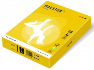 PAPIER KSERO MAESTRO A4 80G ŻÓŁTY