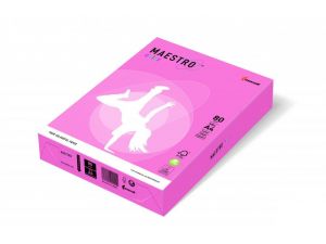 PAPIER KSERO MAESTRO A4 80G FLAMINGO JASNY RÓŻOWY