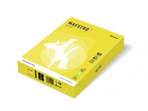 PAPIER KSERO MAESTRO A4 80G KANARKOWY