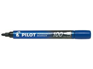 MARKER PERMANENTNY PILOT SCA-100 NIEBIESKI OKRAGŁA KOŃCÓWKA