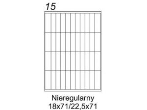 ETYKIETA EMERSON ZESTAW 71X18M 36 SZTUK 71X22,5MM 8 SZTUK