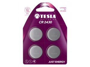 BATERIA TESLA CR2430 4 SZT. BLISTER FOLIOWY