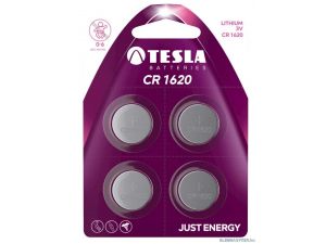 BATERIA TESLA CR1620 4 SZT. BLISTER FOLIOWY