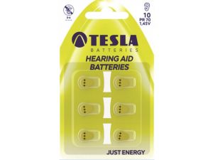 BATERIA TESLA PR10 6 SZT. SŁUCHOWA BLISTER PAPIEROWY