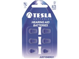 BATERIA TESLA PR675 6 SZT. SŁUCHOWA BLISTER PAPIEROWY
