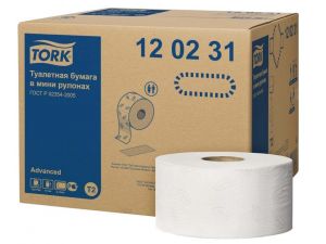 PAPIER TOALETOWY TORK MINI JUMBO 12 SZT. BIAŁY