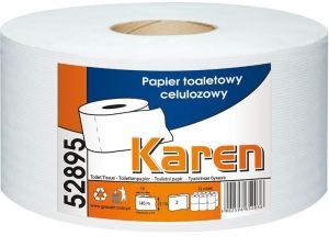 PAPIER TOALETOWY KAREN JUMBO A12 52895 BIAŁY