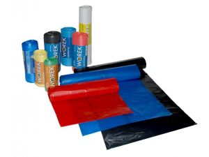 WORKI NA ŚMIECI 35L HD CIENKIE 50 SZT. ŻÓŁTE