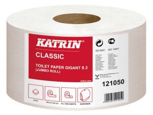PAPIER TOALETOWY KATRIN 12105 12ROL. S2 CLASSIC GIANT SUPER BIAŁY