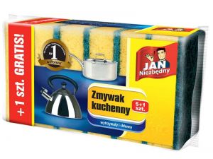 GĄBKA DO NACZYŃ JAN NIEZBĘDNY 5+1 SZT.