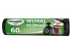 WORKI NA ŚMIECI 60L GROSIK HD 20SZT.