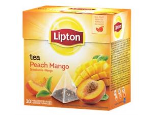 HERBATA LIPTON BRZOSKWINIA MANGO A`20 PIRAMIDKI